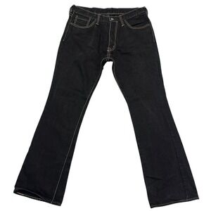 Tasuki Jeans Men Size 32x29 Black Denim  Twisted Made in Japan